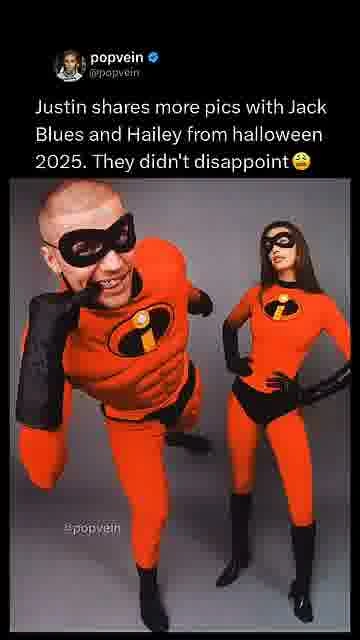 The cutest incredibles costumes: 

Justin, Hailey, and Jack Blues bring The Incredibles to life for 
