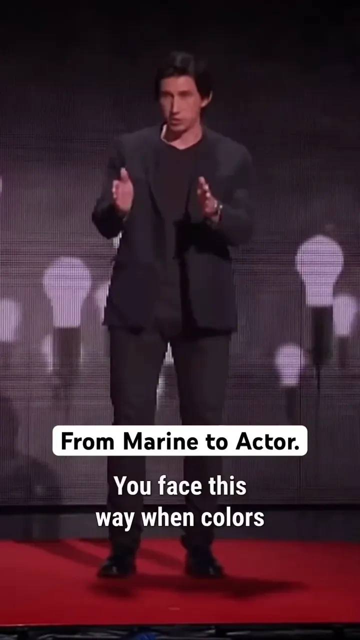Meaning through acting: 

Adam Driver shares how acting shapes his view of life.

#AdamDriver #Actin
