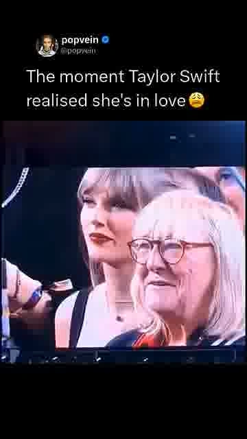 Taylor's love realisation: 

Fans think this was the moment Taylor knew it was real 😩

#TaylorSwift 