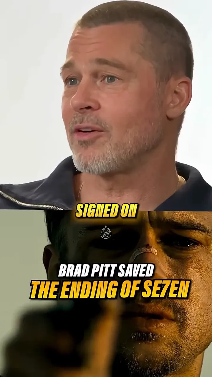 Brad pitt saved se7en ending: 

Did Pitt really save Se7en's ending? Here's the behind-the-scenes ta