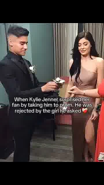 Kylie takes him to prom: 

Rejected by his crush, he got an unforgettable prom surprise instead 😭🩷

