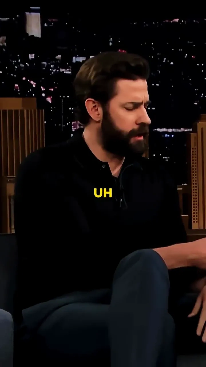Airport worker shocked: 

John Krasinski recalls an airport worker who couldn't believe he's married