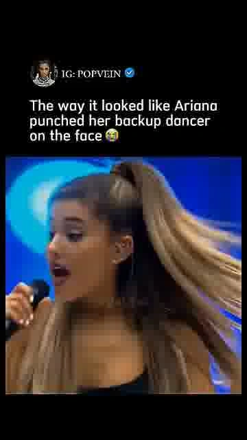 Did ariana hit her dancer?: 

That move looked way too real 😭 What do you think happened?

#ArianaGr